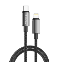 Кабель USB Type-C — Lightning (зарядний кабель) ColorWay CW-CBPDCL098-BK 1 м, 30 Вт