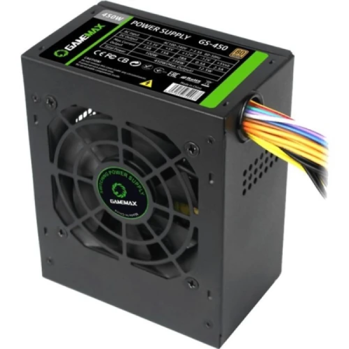 Блок живлення GameMax GS-450 450 Вт для компактних ПК