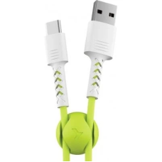 Кабель USB Type-C (USB-C кабель) Pixus Pixus Soft 1 м, 2,1 А, Lime
