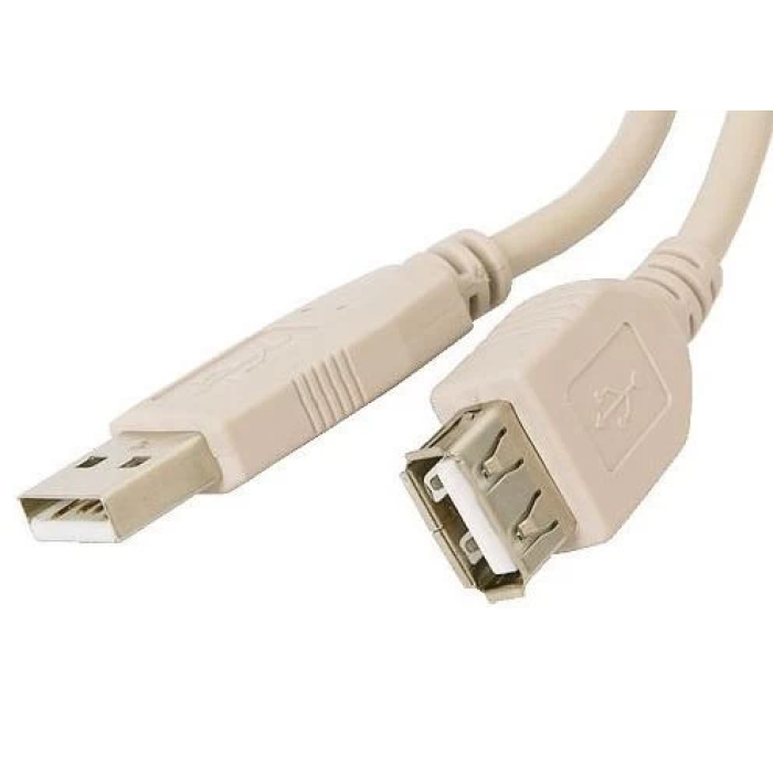 USB-подовжувач Atcom USB 2.0 AM–AF, 3 м, білий