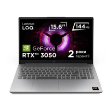 Ігровий ноутбук (портативний комп’ютер) Lenovo LOQ 15ARP10E 15,6" Luna Grey, 16 ГБ/512 ГБ