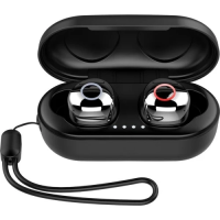 Бездротові навушники (TWS-навушники) Pixus Storm Black, Bluetooth 5.3, IPX7, до 7 год