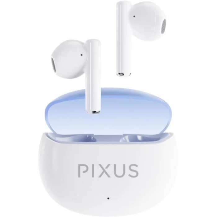 Бездротова гарнітура Pixus Space TWS White із мікрофоном