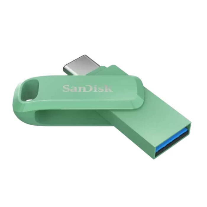 USB-накопичувач SanDisk Ultra Dual Go 256 ГБ зеленого кольору