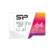 Карта пам’яті microSD (microSDXC) Silicon Power Elite Colorful 64 ГБ SD-адаптер