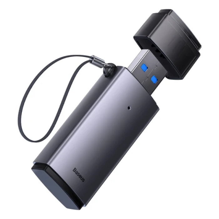 Кардридер Baseus Lite USB 3.0 сірого кольору