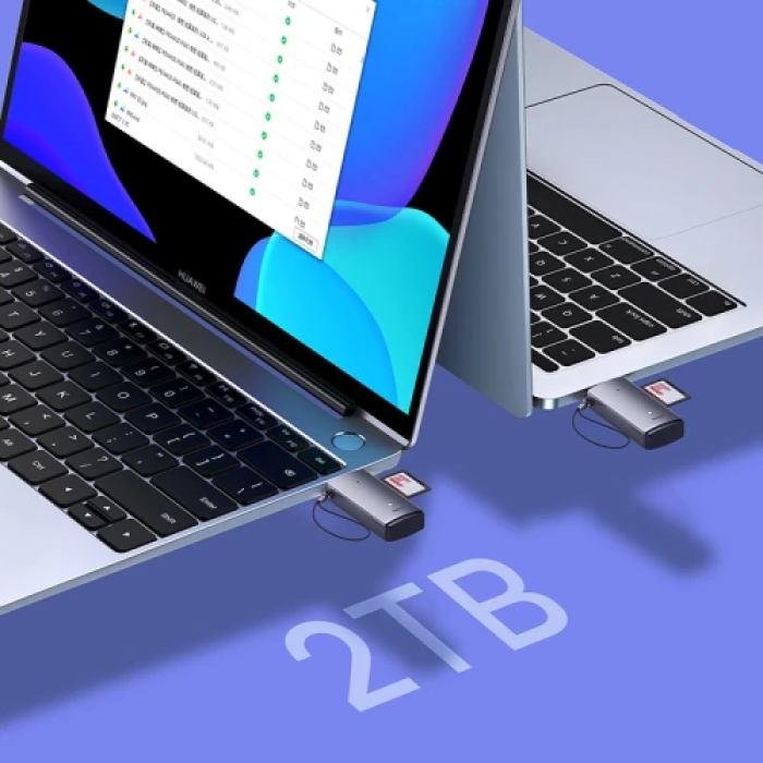 Кардридер Baseus Lite USB 3.0 сірого кольору