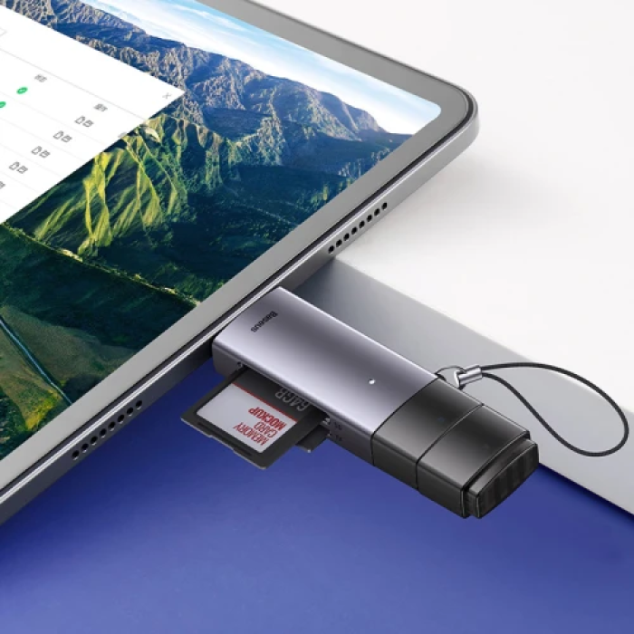 Кардридер Baseus Lite для карт microSD і SD