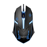 Оптична миша (комп'ютерна миша) Havit MS4237 чорна, USB, 3 кнопки