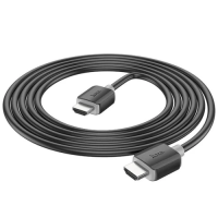 Кабель HDMI (шнур HDMI) Hoco US08 V2.0 1 м, чорний, 4K/60 Гц