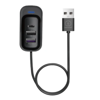 Хаб USB (концентратор USB) WUW C245 білий, 3 порти