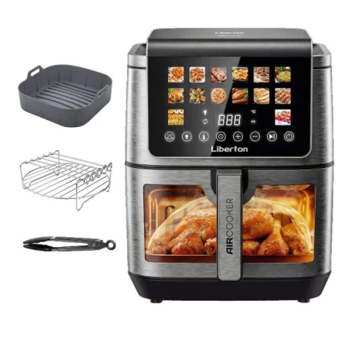 Мультипіч Liberton LAF-3219, Black, 2100W, 8.5 л, 14 програм, сенсорне керування, таймер, автовідключення, антипригарне покриття чаші, 80-200 ˚C (LAF-3219)