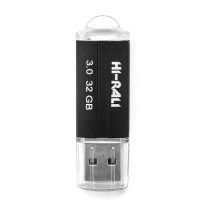 Флешка USB (USB-накопичувач) Hi-Rali Corsair 32 ГБ, USB 3.0, чорна