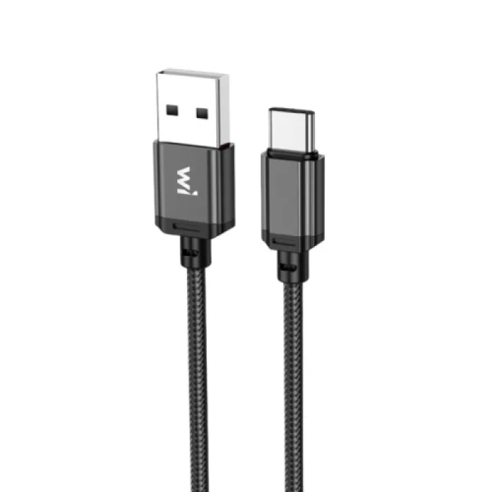 Кабель Wibrand Cobra USB-A — Type-C, 1 м, 3 А