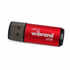 Флешка USB (USB-накопичувач) Wibrand Ladybug USB 3.2 Gen 1, 32 ГБ, червона