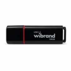 Флешка USB (USB-накопичувач) Wibrand Scarab 128 ГБ, USB 3.2 Gen 1, чорна