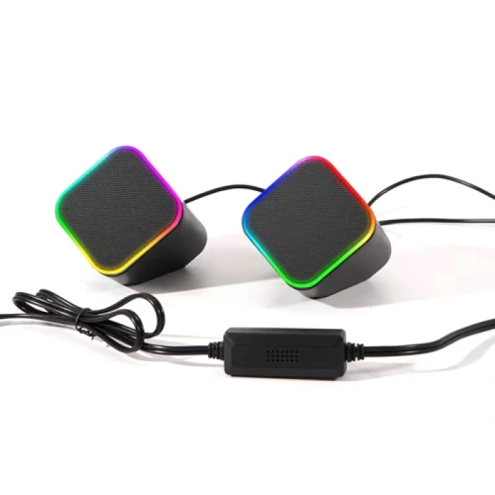 Комп’ютерні колонки ColorWay Cubix 2.0 з RGB-підсвічуванням