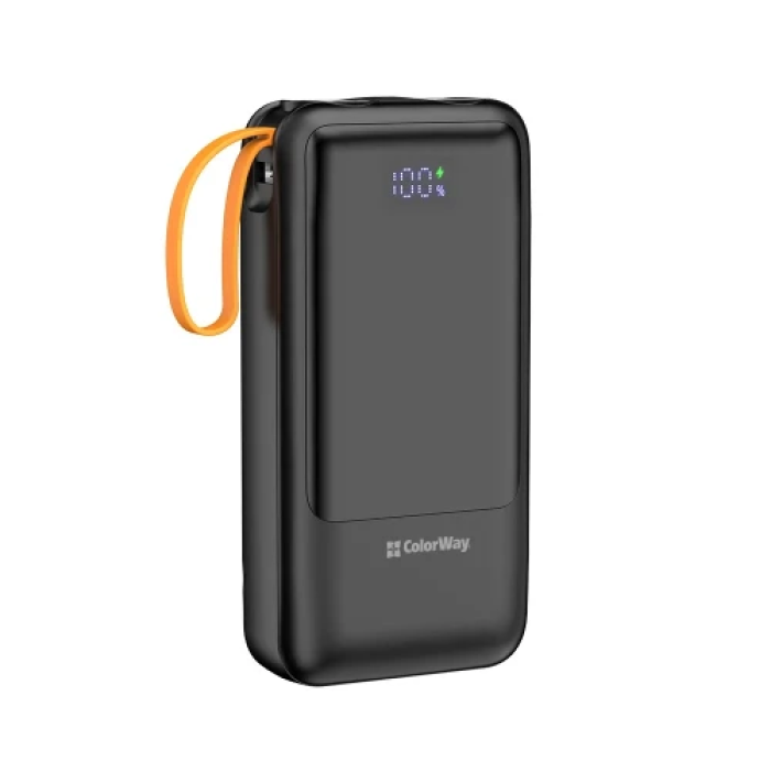 Повербанк ColorWay PowerHub на 20000 мА·год із цифровим дисплеєм