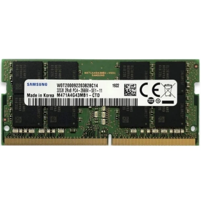 Оперативна пам’ять Samsung DDR4 32 ГБ для ноутбука
