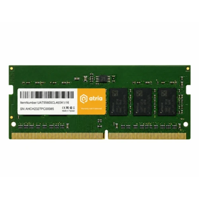 Оперативна пам’ять Atria DDR5 SO-DIMM 8 ГБ для ноутбука