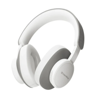 Бездротові навушники (гарнітура) ColorWay CORE Bluetooth 6.0, White/Grey, ANC