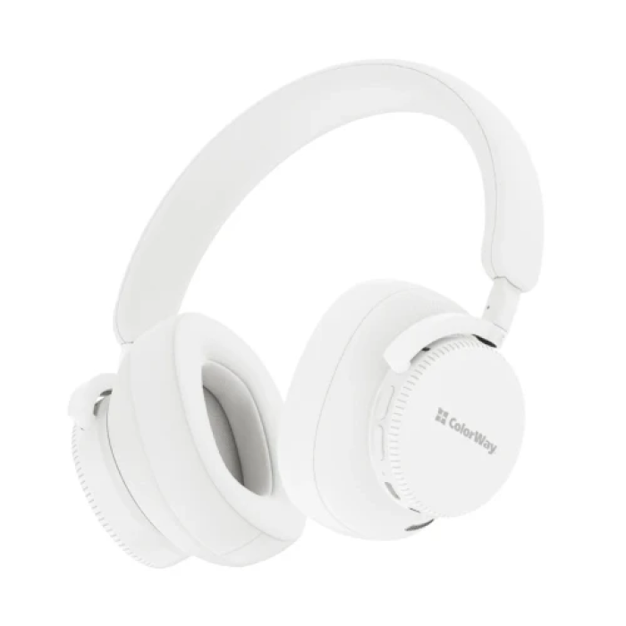 Бездротова гарнітура ColorWay PRIME біла з Bluetooth 6.0
