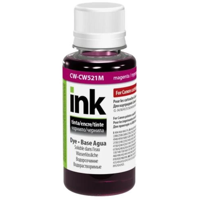 Заправне чорнило ColorWay Magenta 100 мл для принтера