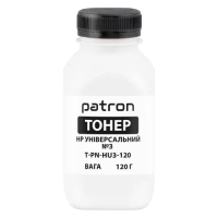 Тонер для принтера (чорний тонер) Patron PN-HU3-120 універсальний для HP, 120 г
