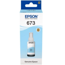 Чорнило Epson 673, Light Cyan, для L800/805/810/850/1800, 70 мл (C13T67354A)