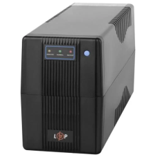 Джерело безперебійного живлення (ДБЖ) LogicPower 650VA-P Black 650 ВА, 390 Вт