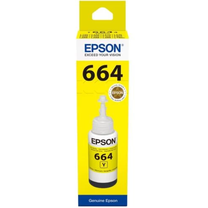 Жовте чорнило Epson 664 для принтера, 70 мл