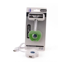 Хаб USB (USB-розгалужувач) Atcom TD1031 4×USB 2.0, кабель 12 см, чорний