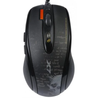 Ігрова миша (комп’ютерна миша) A4Tech F5 Mystic Black, USB, 7 кнопок