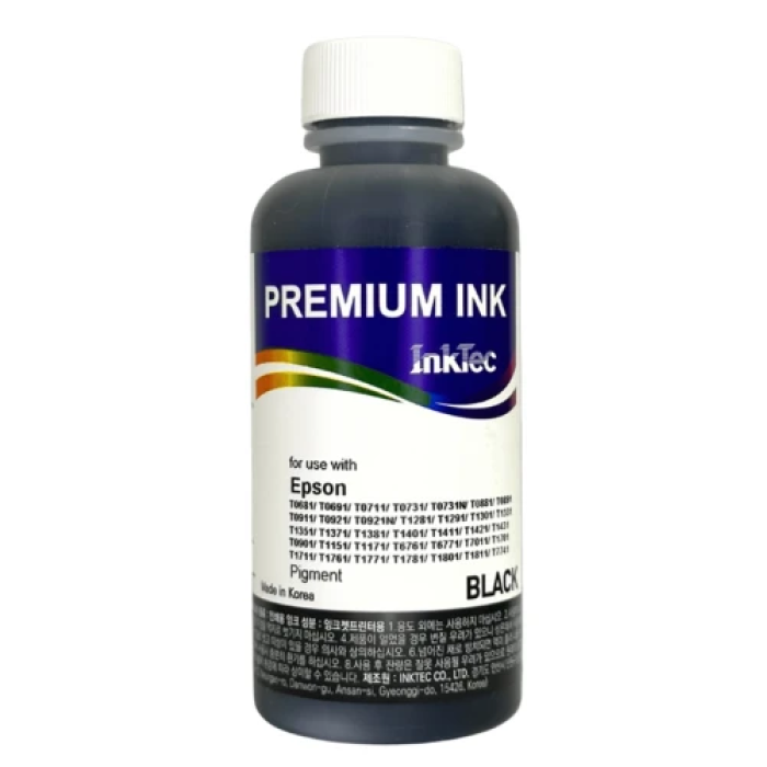 Пігментне чорнило InkTec E0013 Black для Epson, 100 мл