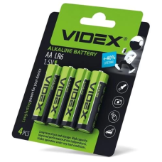 Батарейки AA (пальчикові) Videx LR6 лужні 1,5 В, 4 шт