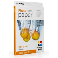 Фотопапір (глянсовий папір) ColorWay PG200050A4 A4, 200 г/м², 50 аркушів