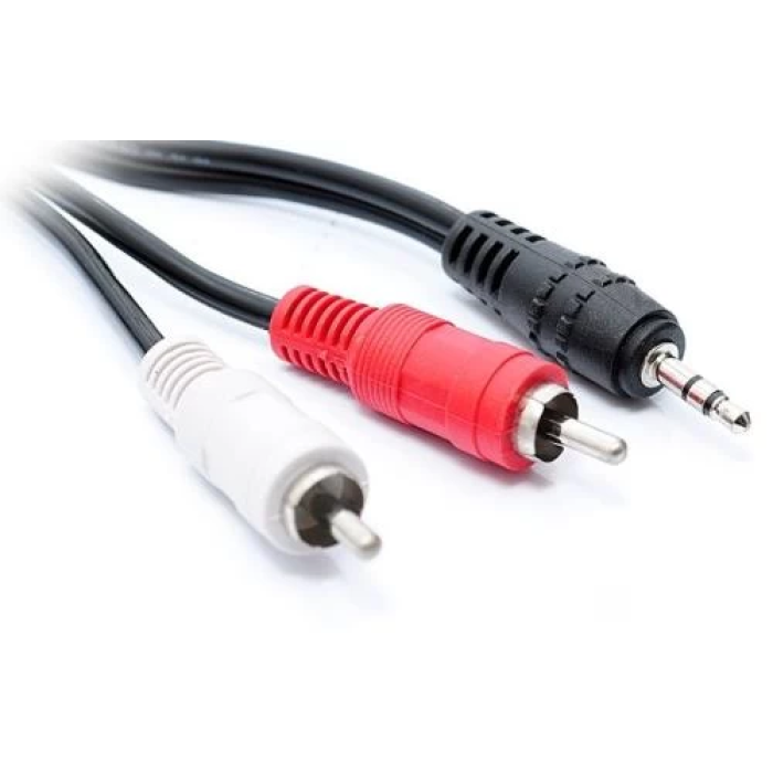 Аудіокабель-перехідник Atcom 10709, 3.5 мм — 2xRCA, 5 м