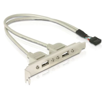 Планка розширення для корпусу (задня панель) Atcom 15257 2xUSB 2.0