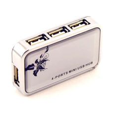 USB-хаб (концентратор USB) Atcom TD707 4 порти USB 2.0, білий