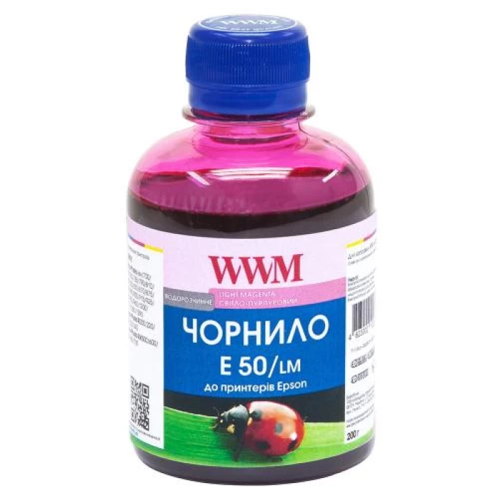 Чорнило WWM Light Magenta для Epson Stylus Photo, 200 мл