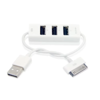 USB-хаб (розгалужувач USB) Siyoteam SY-C10 3xUSB 2.0, microUSB 2.0, чорний