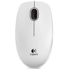 Оптична миша (комп’ютерна миша) Logitech B100 біла, USB, 800 dpi