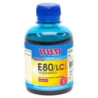 Чорнило для принтера (заправне чорнило) WWM E80/LC Light Cyan для Epson, 200 мл