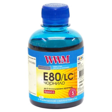 Чорнило для принтера (заправне чорнило) WWM E80/LC Light Cyan для Epson, 200 мл