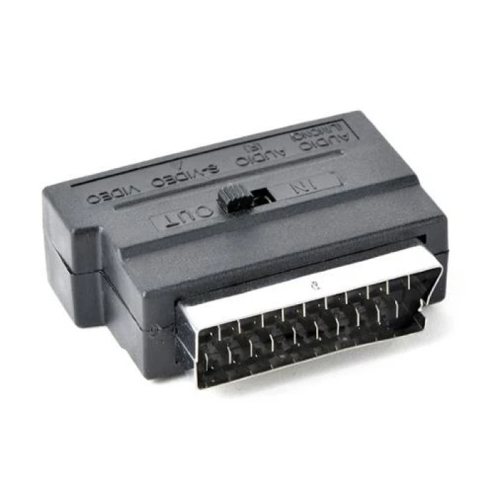 Двонаправлений перехідник SCART – 3xRCA / S-Video Cablexpert