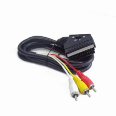 Кабель RCA–SCART (аудіо-відеокабель) Cablexpert CCV-519-001 1,8 м чорний