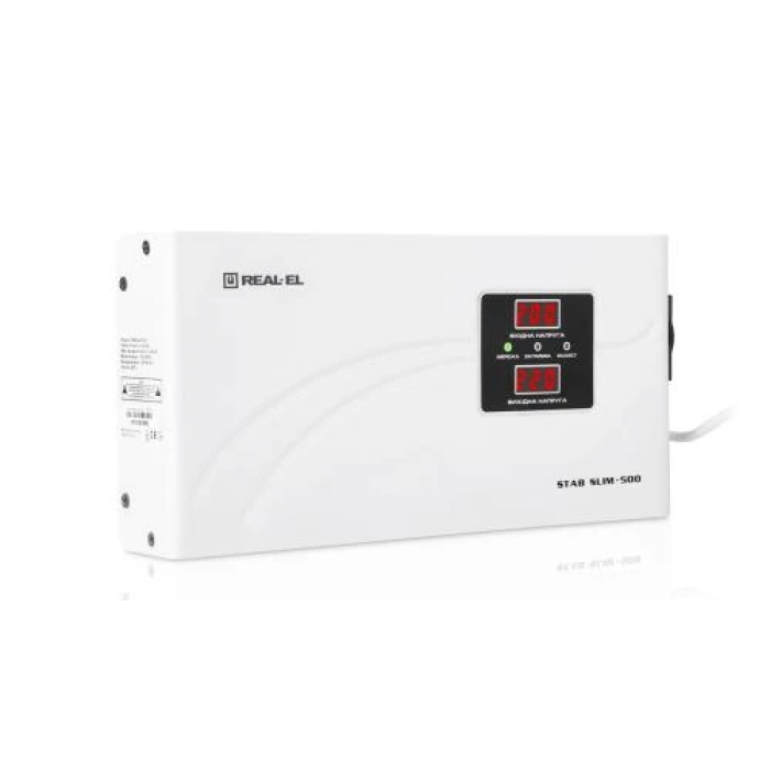 Стабілізатор напруги REAL-EL STAB SLIM-1000 на 1000 ВА