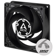 Вентилятор 80 мм, Arctic P8 PWM PST, Black, 80х80х25 мм, PWM, 200-3000 об/хв, 4-pin, гідравлічний підшипник (ACFAN00150A)
