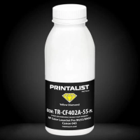 Тонер HP CLJ Pro M252/M452/M552/M553, MFP M176/M177/M277/M377, Canon LBP-610/710, Yellow, 50 г, Printalist (TR-CF402A-55-PL)