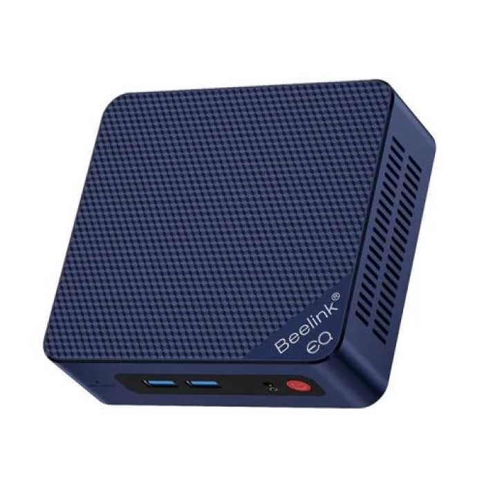 Неттоп Beelink MINI S12, Navy Blue, N95 (4x3.4 GHz, 15 Вт), 16Gb DDR4 3200 MHz SO-DIMM, 512Gb SSD NVMe, 1x2.5" SATA, UHD Graphics, WiFi 5, Bluetooth 4.2, GLan, 4xUSB 3.2, 2xHDMI, Windows 11 Pro, кріплення VESA у комплекті